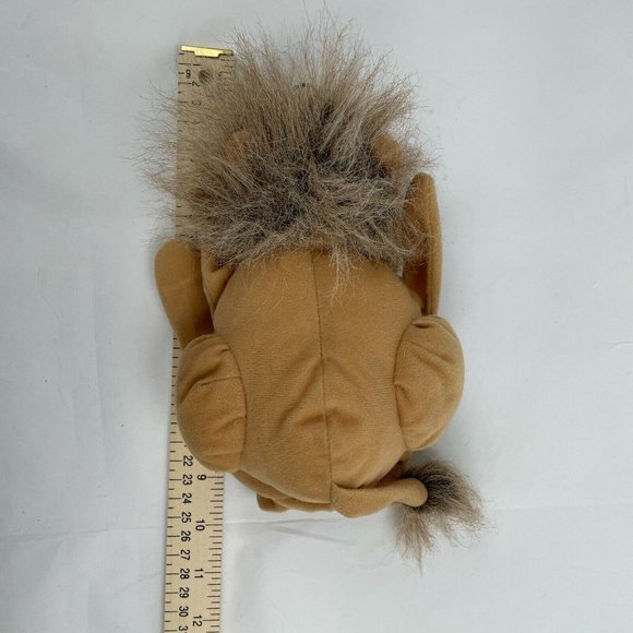 Plush Creations Inc Brown Lion Hand Puppet with Sound Pretend Play Visual Aid - Picture 5 of 8